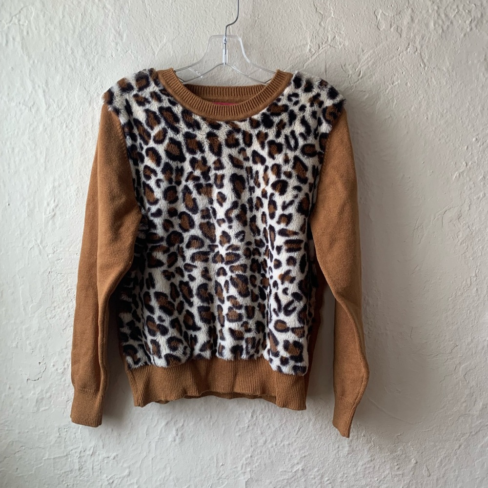 Catherine Malandrino Leopard Sweater